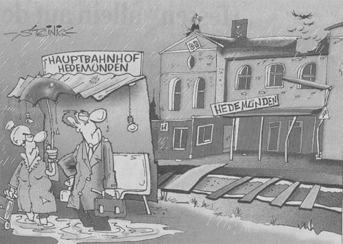 Weg zum Bahnhof